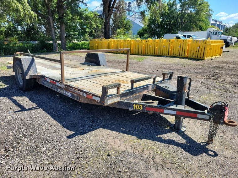 image for item DZ7274 2018 Sure-Trac tilt deck equipment trailer
