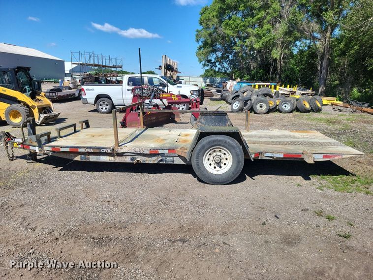 image for item DZ7274 2018 Sure-Trac tilt deck equipment trailer