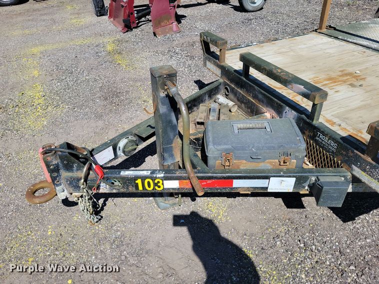 image for item DZ7274 2018 Sure-Trac tilt deck equipment trailer