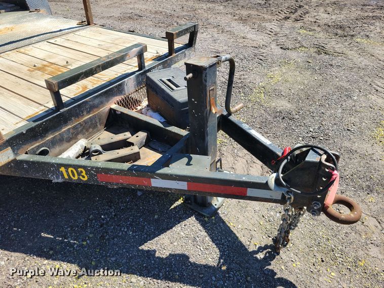 image for item DZ7274 2018 Sure-Trac tilt deck equipment trailer