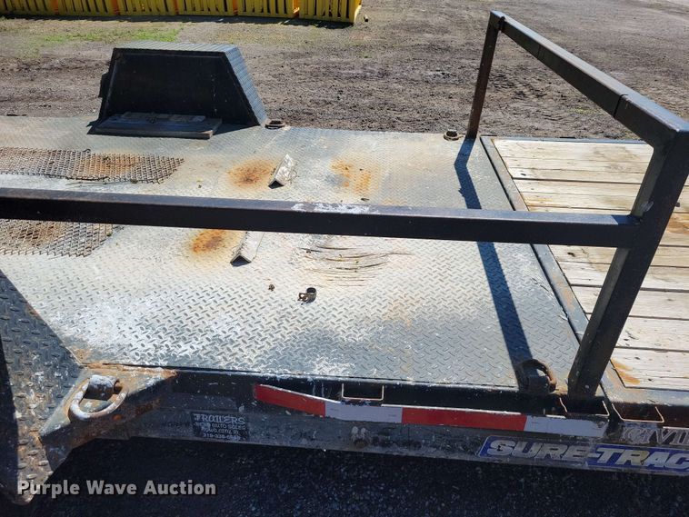 image for item DZ7274 2018 Sure-Trac tilt deck equipment trailer