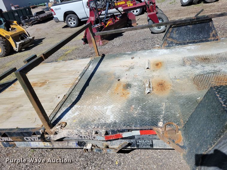 image for item DZ7274 2018 Sure-Trac tilt deck equipment trailer