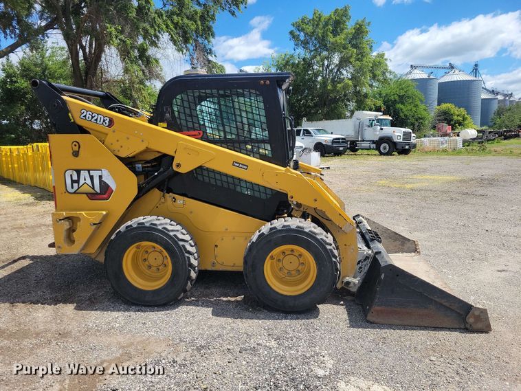 image for item DZ7278 2020 Caterpillar 262D3 skid steer loader