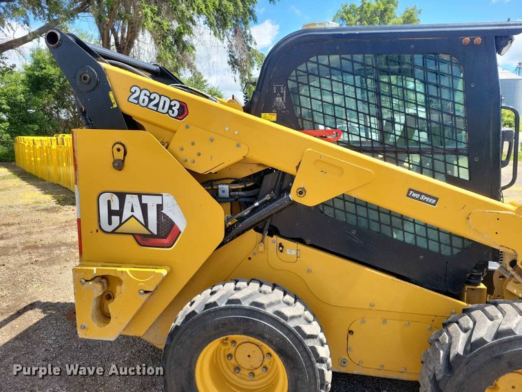 image for item DZ7278 2020 Caterpillar 262D3 skid steer loader