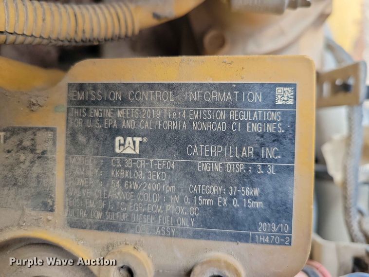 image for item DZ7278 2020 Caterpillar 262D3 skid steer loader