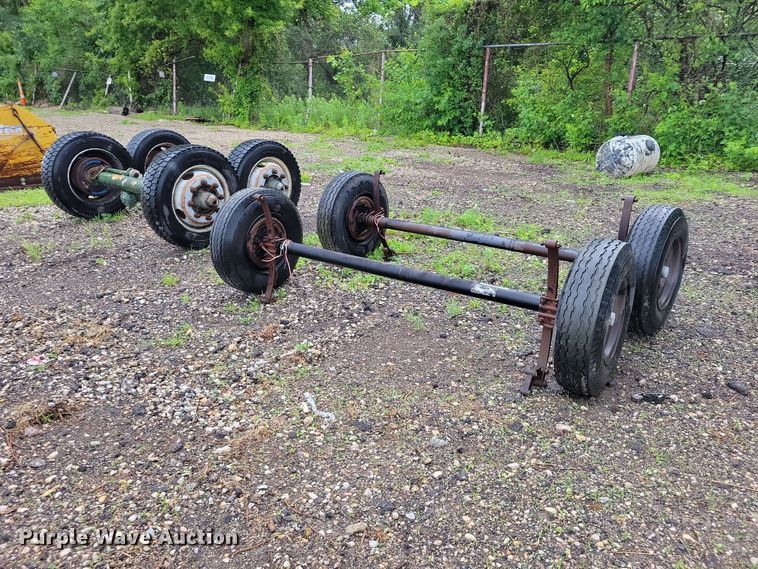 image for item DZ7285 (4) trailer axles