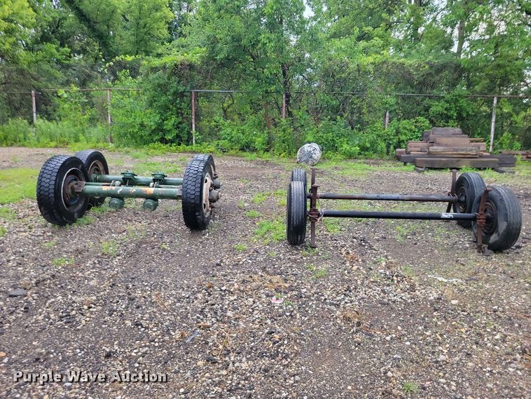 image for item DZ7285 (4) trailer axles
