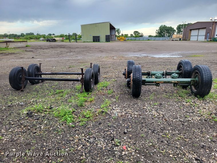 image for item DZ7285 (4) trailer axles