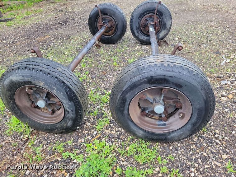 image for item DZ7285 (4) trailer axles