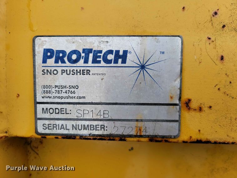 image for item DZ7286 Pro Tech SP14B snow pusher