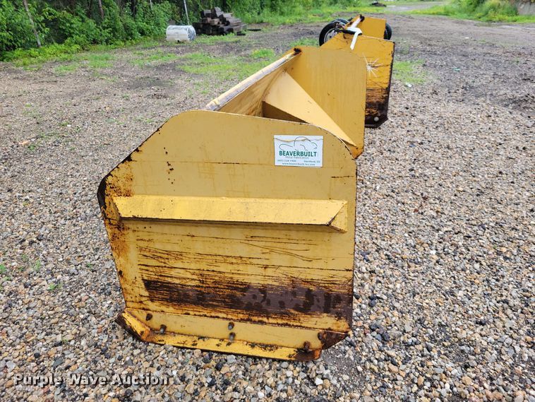 image for item DZ7287 Beaverbuilt skid steer snow pusher