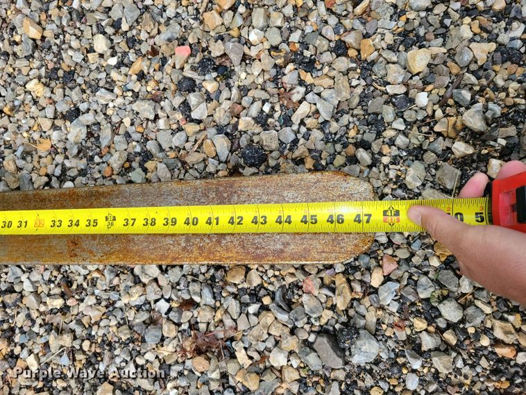 image for item DZ7290 Bradco skid steer forks