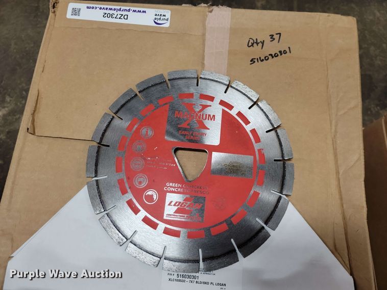image for item DZ7302 (37) X Magnum concrete saw blades