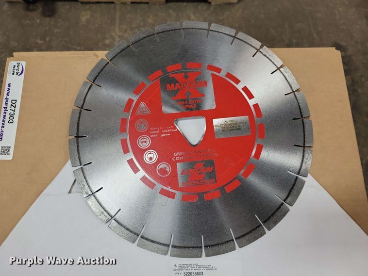 image for item DZ7303 (30) X Magnum concrete saw blades