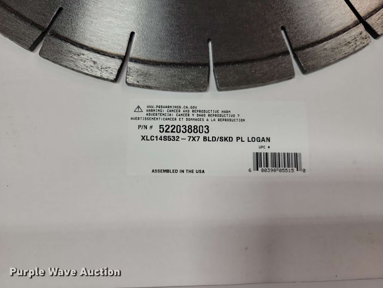 image for item DZ7303 (30) X Magnum concrete saw blades