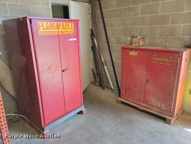 image for item DZ7325 (2) flammable storage cabinet