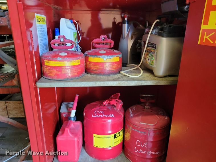 image for item DZ7325 (2) flammable storage cabinet