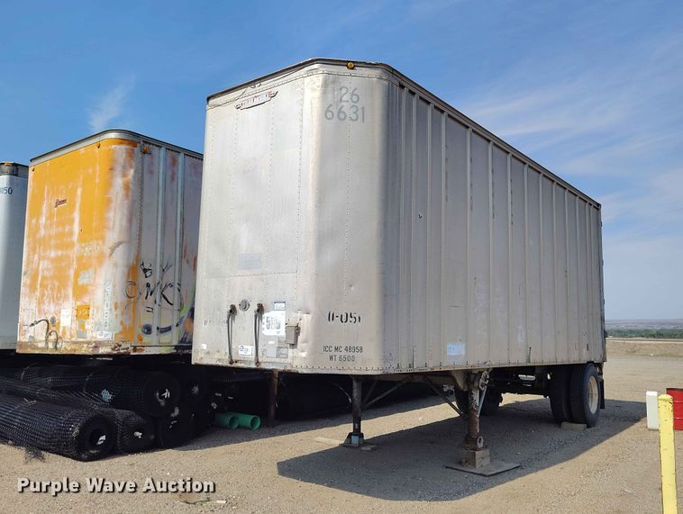 image for item ED0161 1976 Trailmoblie D51 dry van trailer