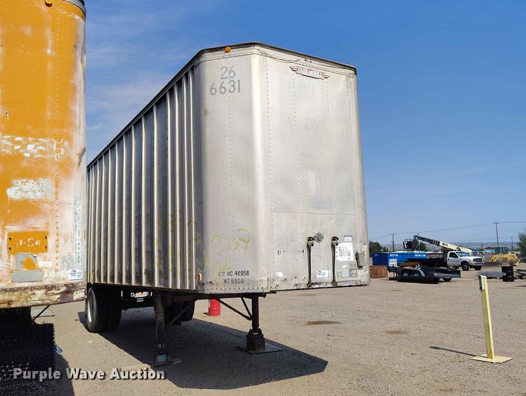 image for item ED0161 1976 Trailmoblie D51 dry van trailer