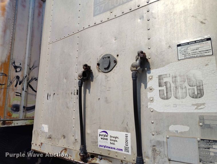 image for item ED0161 1976 Trailmoblie D51 dry van trailer