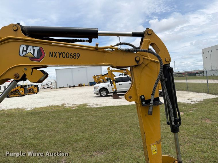 image for item ED5311 2022 Caterpillar 303 CR Mini excavator