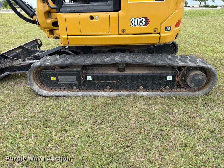 image for item ED5311 2022 Caterpillar 303 CR Mini excavator