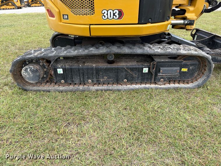 image for item ED5311 2022 Caterpillar 303 CR Mini excavator
