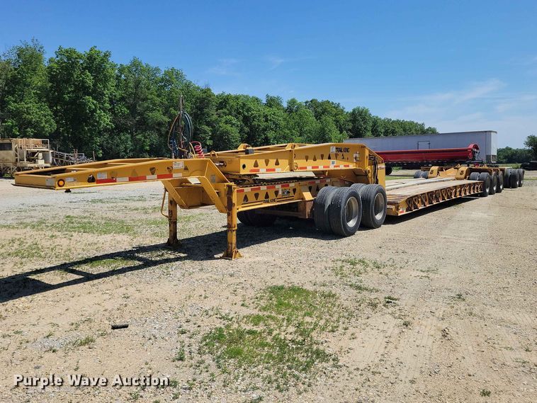 image for item EE1047 2010 Trail King lowboy equipment trailer