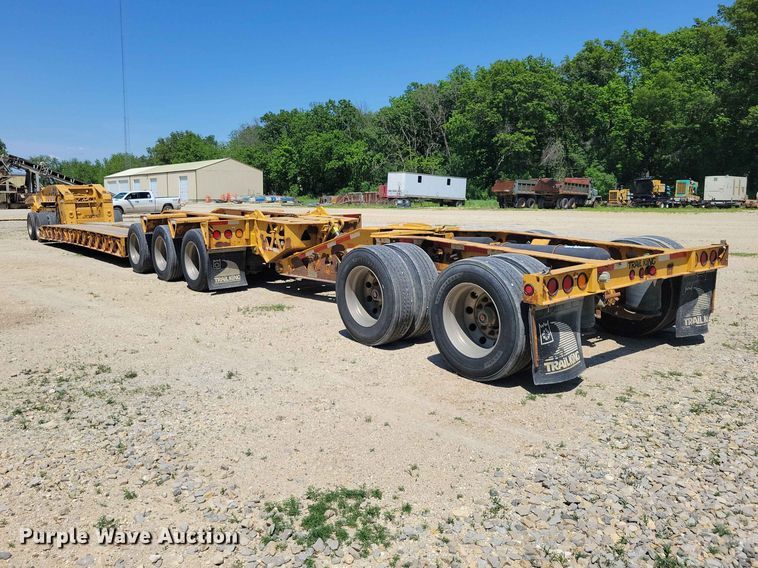 image for item EE1047 2010 Trail King lowboy equipment trailer