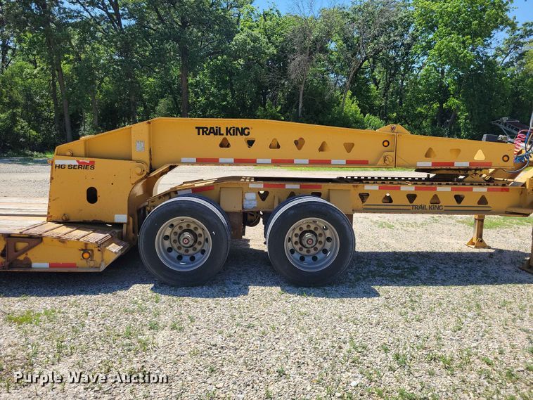 image for item EE1047 2010 Trail King lowboy equipment trailer