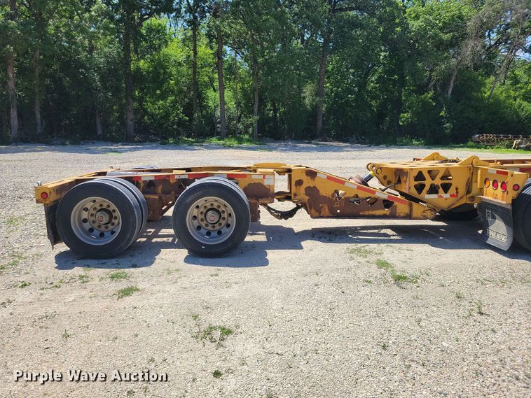 image for item EE1047 2010 Trail King lowboy equipment trailer