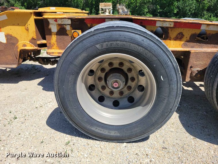 image for item EE1047 2010 Trail King lowboy equipment trailer
