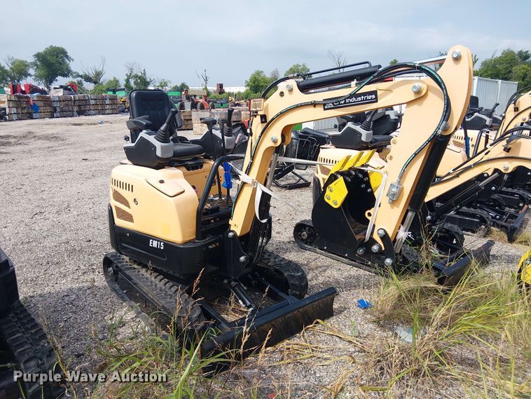 image for item EE1485 2024 Erie Industries EM15 mini excavator