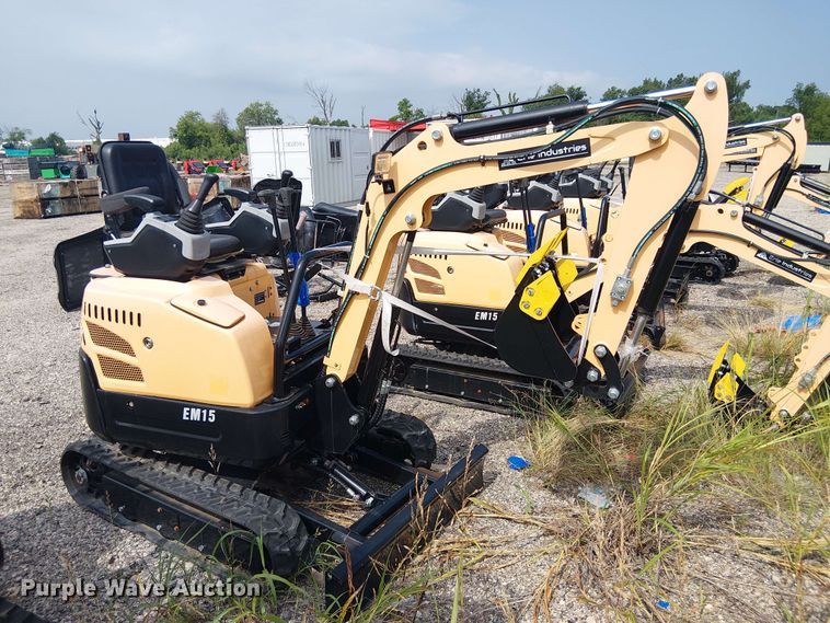 image for item EE1485 2024 Erie Industries EM15 mini excavator
