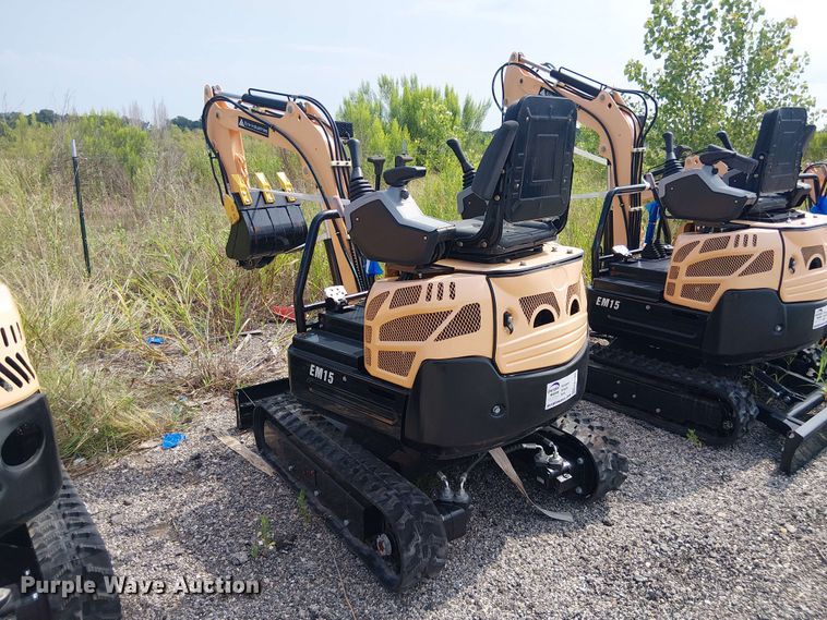 image for item EE1485 2024 Erie Industries EM15 mini excavator