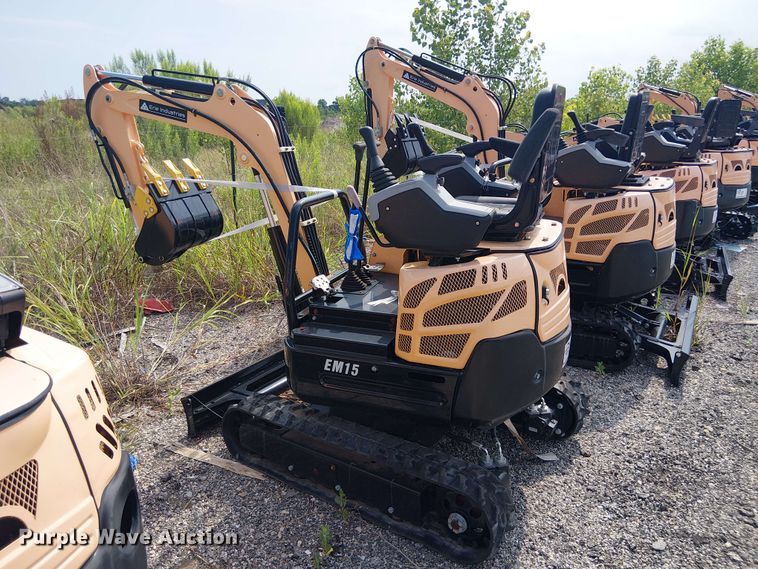 image for item EE1485 2024 Erie Industries EM15 mini excavator