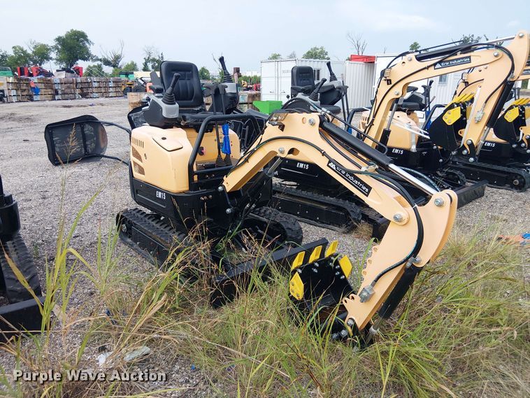 image for item EE1486 2024 Erie Industries EM15 mini excavator