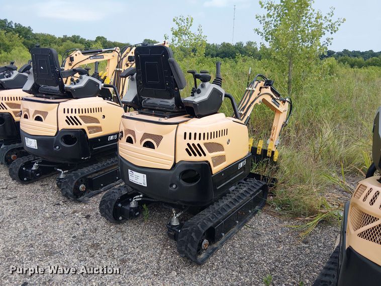 image for item EE1486 2024 Erie Industries EM15 mini excavator