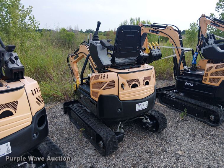 image for item EE1486 2024 Erie Industries EM15 mini excavator