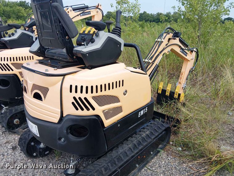 image for item EE1486 2024 Erie Industries EM15 mini excavator