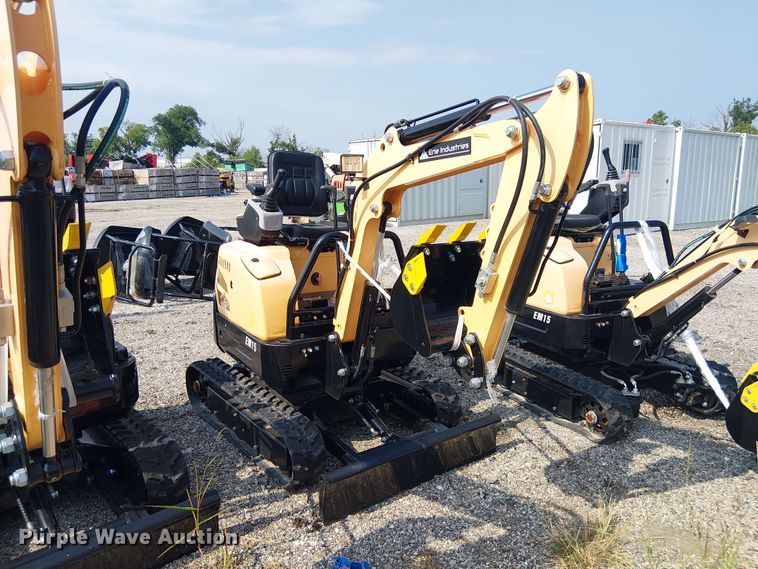 image for item EE1488 2024 Erie Industries EM15 mini excavator