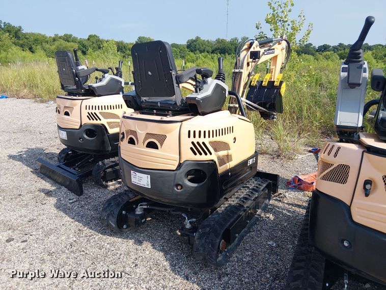 image for item EE1488 2024 Erie Industries EM15 mini excavator