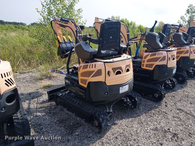 image for item EE1488 2024 Erie Industries EM15 mini excavator