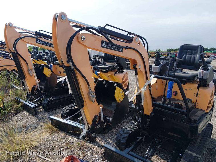 image for item EE1488 2024 Erie Industries EM15 mini excavator