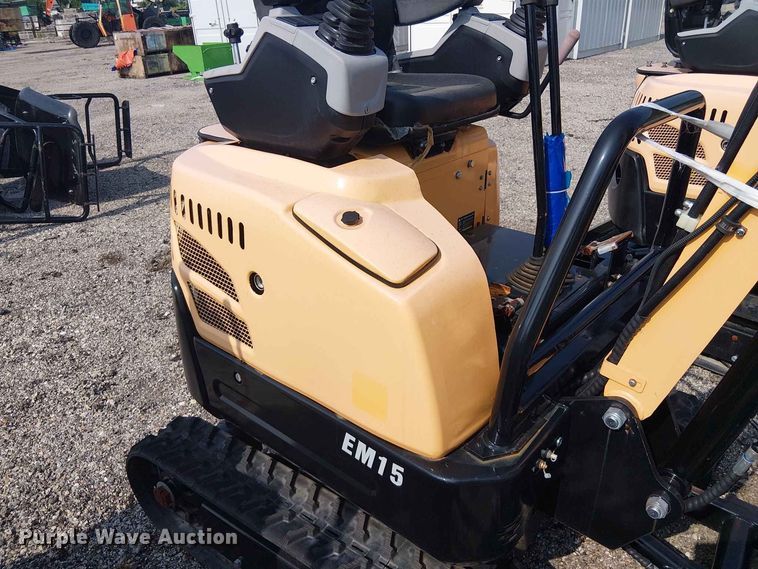 image for item EE1488 2024 Erie Industries EM15 mini excavator