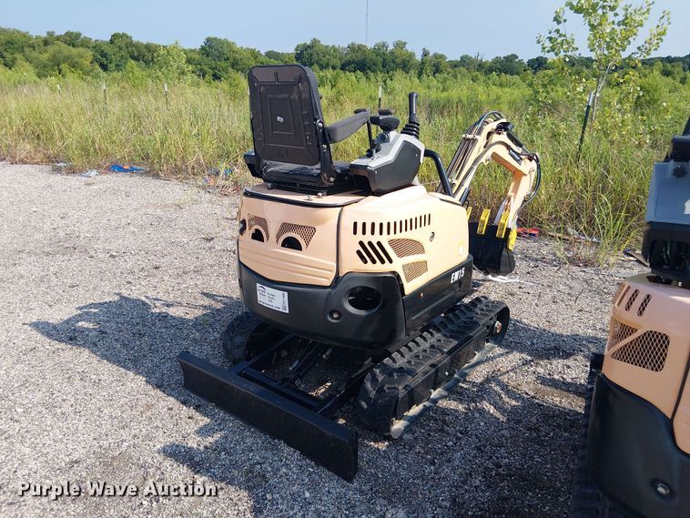 image for item EE1489 2024 Erie Industries EM15 mini excavator