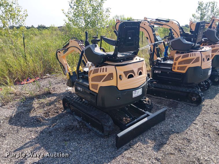 image for item EE1489 2024 Erie Industries EM15 mini excavator