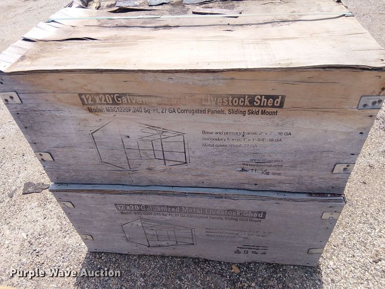 image for item EE1510 (2) Valley Pioneer MSC1220F livestock sheds