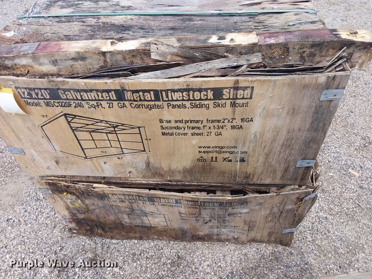 image for item EE1511 (2) Valley Pioneer MSC1220F livestock sheds
