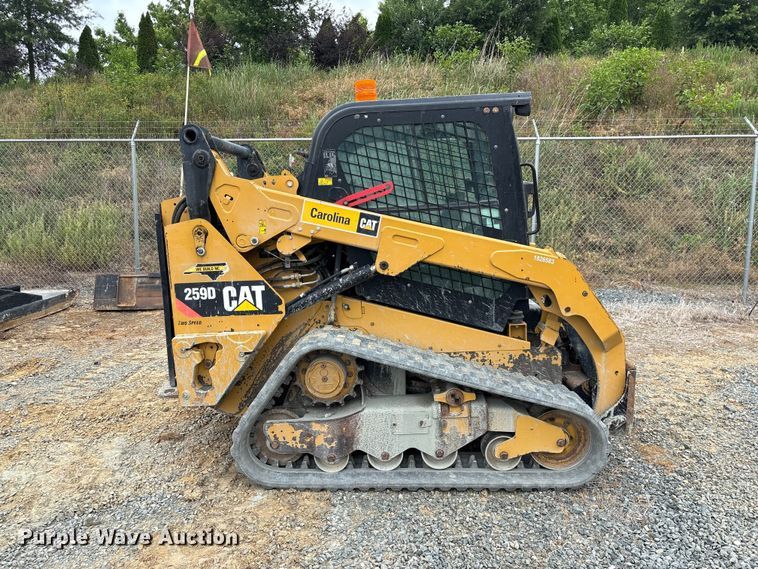image for item EF1236 2016 Caterpillar 259D tracked skid steer loader